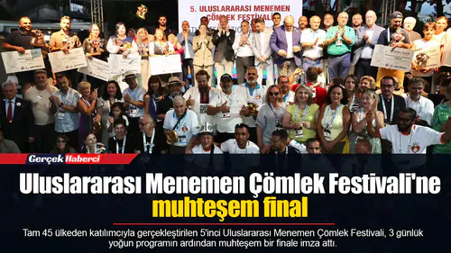 Uluslararası Menemen Çömlek Festivali'ne muhteşem final