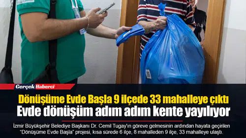 Dönüşüme Evde Başla 9 ilçede 33 mahalleye çıktı