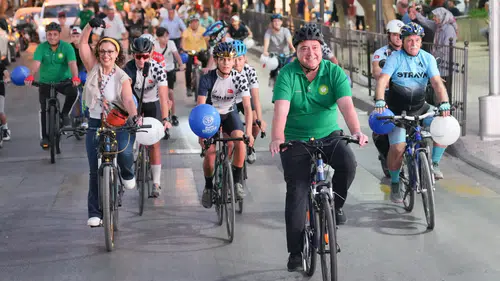 Başkan Dutlulu, Avrupa Hareketlilik Haftası’nda Manisalılarla Pedal Çevirdi