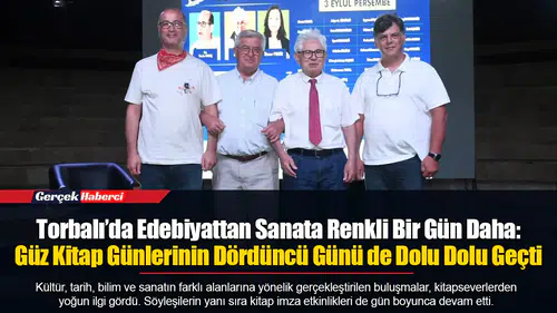 Torbalı’da Edebiyattan Sanata Renkli Bir Gün Daha: Güz Kitap Günlerinin Dördüncü Günü de Dolu Dolu Geçti
