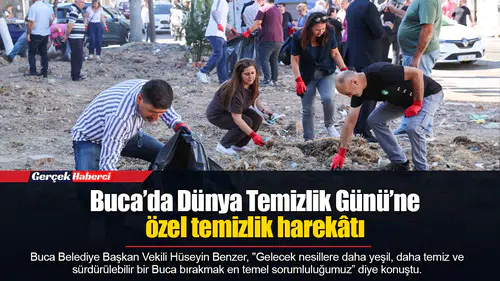Buca’da Dünya Temizlik Günü’ne özel temizlik harekâtı