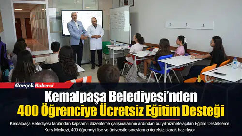 Kemalpaşa Belediyesi’nden 400 Öğrenciye Ücretsiz Eğitim Desteği
