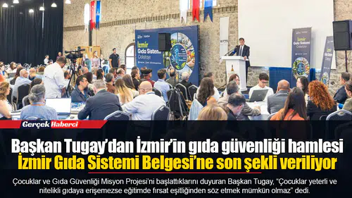 Başkan Tugay’dan İzmir’in gıda güvenliği hamlesi...  İzmir Gıda Sistemi Belgesi’ne son şekli veriliyor
