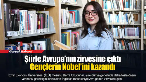 Şiirle Avrupa’nın zirvesine çıktı...  Gençlerin Nobel’ini kazandı