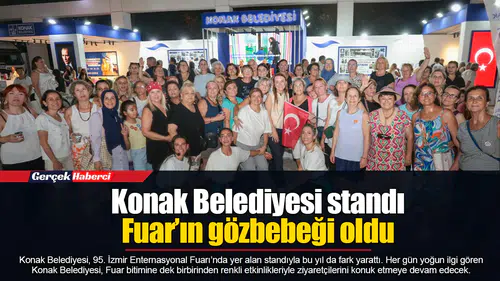 Konak Belediyesi standı Fuar’ın gözbebeği oldu