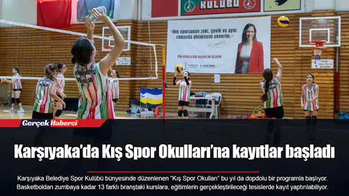 Karşıyaka’da Kış Spor Okulları’na kayıtlar başladı