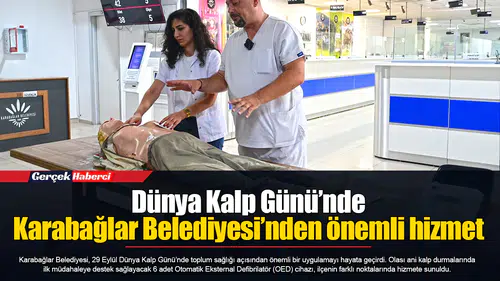 Dünya Kalp Günü’nde Karabağlar Belediyesi’nden önemli hizmet