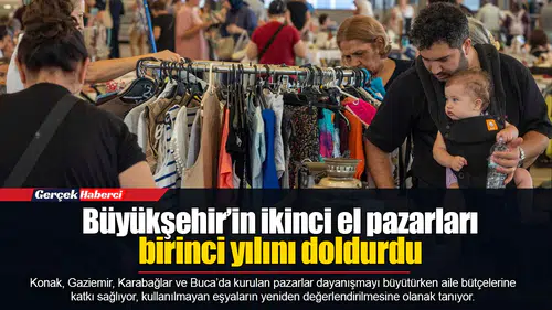 Büyükşehir’in ikinci el pazarları birinci yılını doldurdu