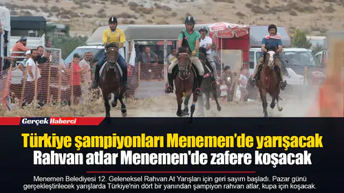 Türkiye şampiyonları Menemen’de yarışacak