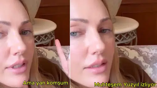 Meryem Uzerli, otel odasında Muhteşem Yüzyıl seslerini duyunca komşusunu şaşırttı