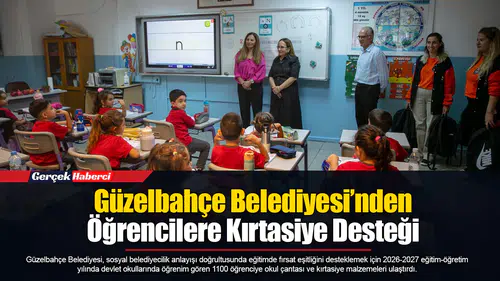 Güzelbahçe Belediyesi’nden Öğrencilere Kırtasiye Desteği