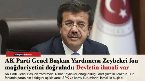 AK Parti Genel Başkan Yardımcısı Zeybekci fon mağduriyetini doğruladı: Devletin ihmali var