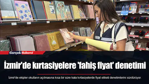 İzmir'de kırtasiyelere 'fahiş fiyat' denetimi