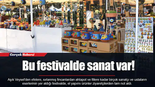 Bu festivalde sanat var!