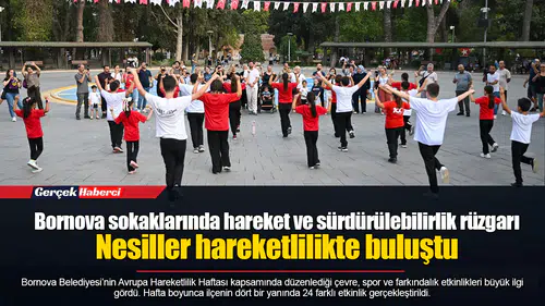 Bornova sokaklarında hareket ve sürdürülebilirlik rüzgarı...  Nesiller hareketlilikte buluştu