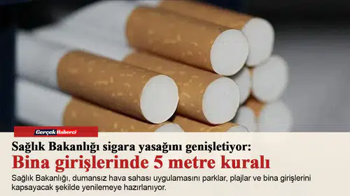 Sağlık Bakanlığı sigara yasağını genişletiyor: Bina girişlerinde 5 metre kuralı