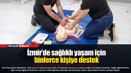 İzmir’de sağlıklı yaşam için binlerce kişiye destek