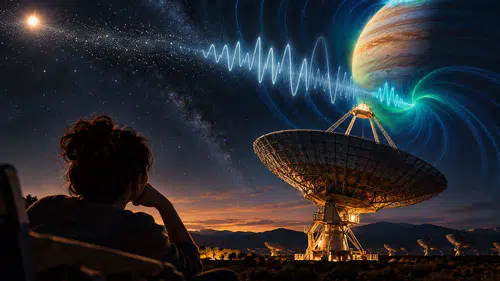 Bilim insanları 63 ışık yılı uzaktaki ötegezegenden radyo sinyali yakaladı