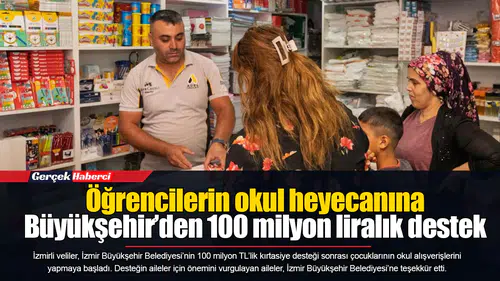 Öğrencilerin okul heyecanına Büyükşehir’den 100 milyon liralık destek