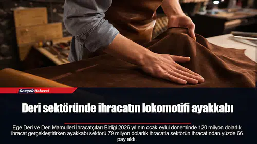 Deri sektöründe ihracatın lokomotifi ayakkabı