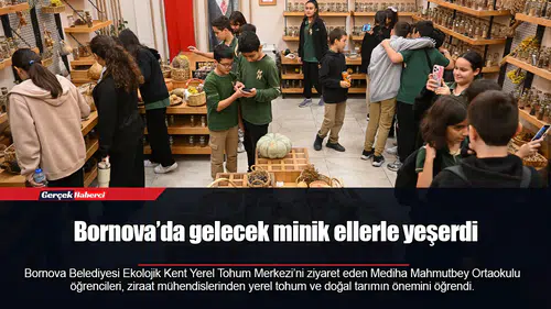 Bornova’da gelecek minik ellerle yeşerdi