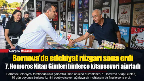 Bornova’da edebiyat rüzgarı sona erdi: 7. Homeros Kitap Günleri binlerce kitapseveri ağırladı