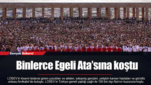 Binlerce Egeli Ata’sına koştu