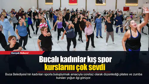 Bucalı kadınlar kış spor kurslarını çok sevdi