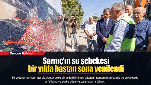 Sarnıç’ın su şebekesi bir yılda baştan sona yenilendi