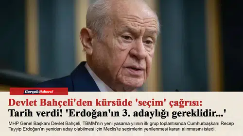 Devlet Bahçeli'den kürsüde 'seçim' çağrısı: Tarih verdi! 'Erdoğan'ın 3. adaylığı gereklidir...'
