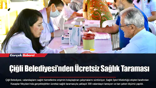 Çiğli Belediyesi’nden Ücretsiz Sağlık Taraması