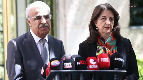 AK Parti ve DEM Parti heyetleri Meclis'te görüştü