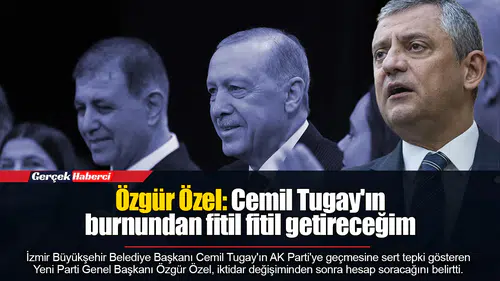 Özgür Özel: Cemil Tugay'ın burnundan fitil fitil getireceğim