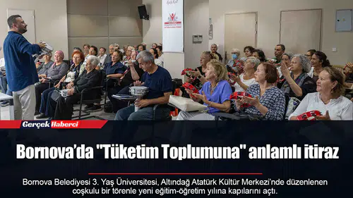 Bornova’da "Tüketim Toplumuna" anlamlı itiraz