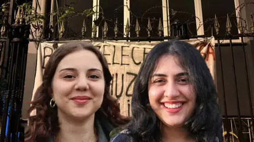 Kadıköy Lisesi'ndeki pankart nedeniyle tutuklanan iki TİP'li öğrenci tahliye edildi