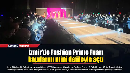 İzmir'de Fashion Prime Fuarı kapılarını mini defileyle açtı