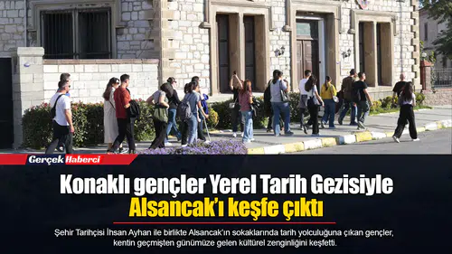 Konaklı gençler Yerel Tarih Gezisiyle Alsancak’ı keşfe çıktı