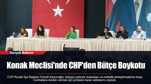 Konak Meclisi'nde CHP'den Bütçe Boykotu