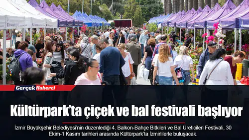 Kültürpark’ta çiçek ve bal festivali başlıyor