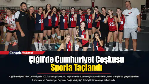 Çiğli’de Cumhuriyet Coşkusu Sporla Taçlandı