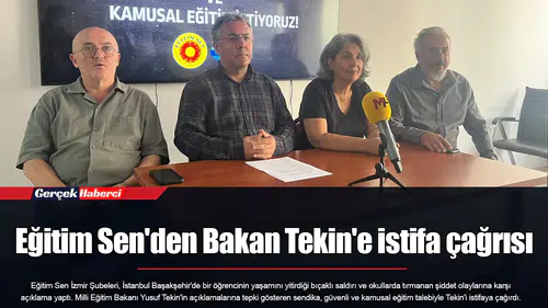 Eğitim Sen'den Bakan Tekin'e istifa çağrısı