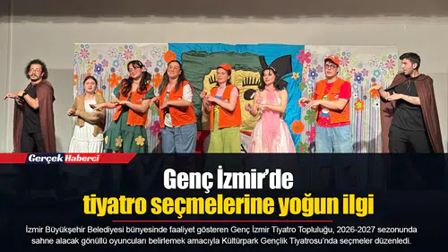 Genç İzmir’de tiyatro seçmelerine yoğun ilgi