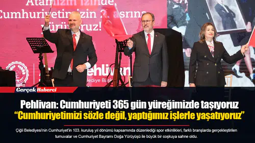 Pehlivan: Cumhuriyeti 365 gün yüreğimizde taşıyoruz