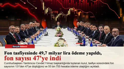 Fon tasfiyesinde 49,7 milyar lira ödeme yapıldı, fon sayısı 47'ye indi