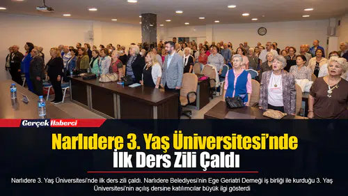 Narlıdere 3. Yaş Üniversitesi’nde İlk Ders Zili Çaldı