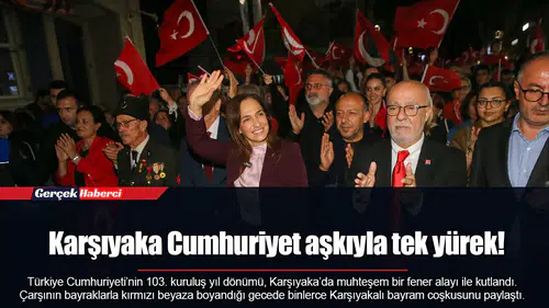 Karşıyaka Cumhuriyet aşkıyla tek yürek!