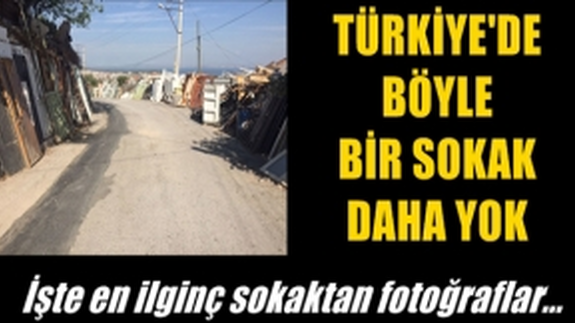 Türkiye'de Böyle Bir Sokak Daha Yok! İşte Fotoğrafları