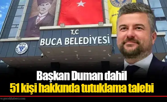 Başkan Duman dahil 51 kişi hakkında tutuklama talebi