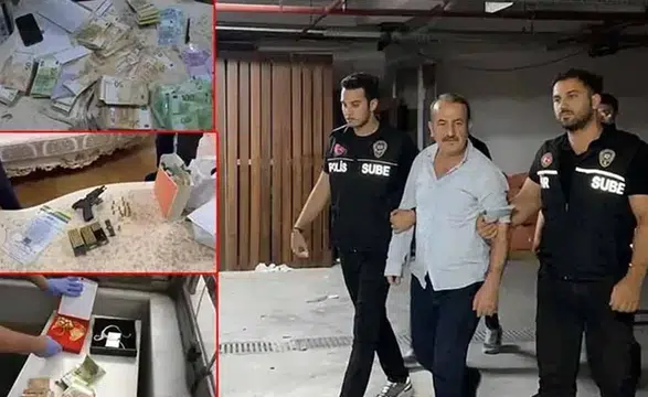 UltrAslan lideri adliyeye sevk edilirken "Sayın Öcalan'a Özgürlük"sloganı attı