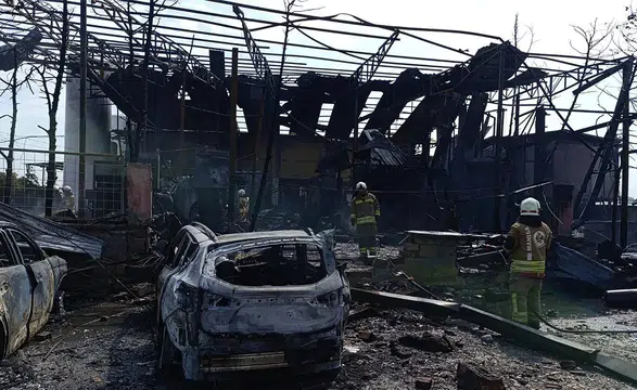 Manisa'daki oksijen dolum tesisinde patlama 2 ölü 2 yaralı